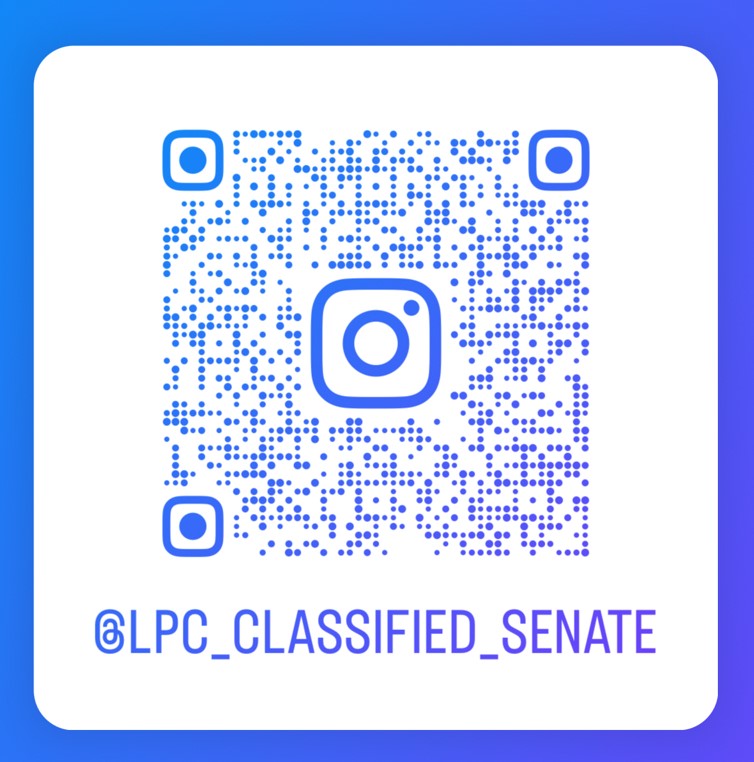 LPC Classified Senate Instagram
