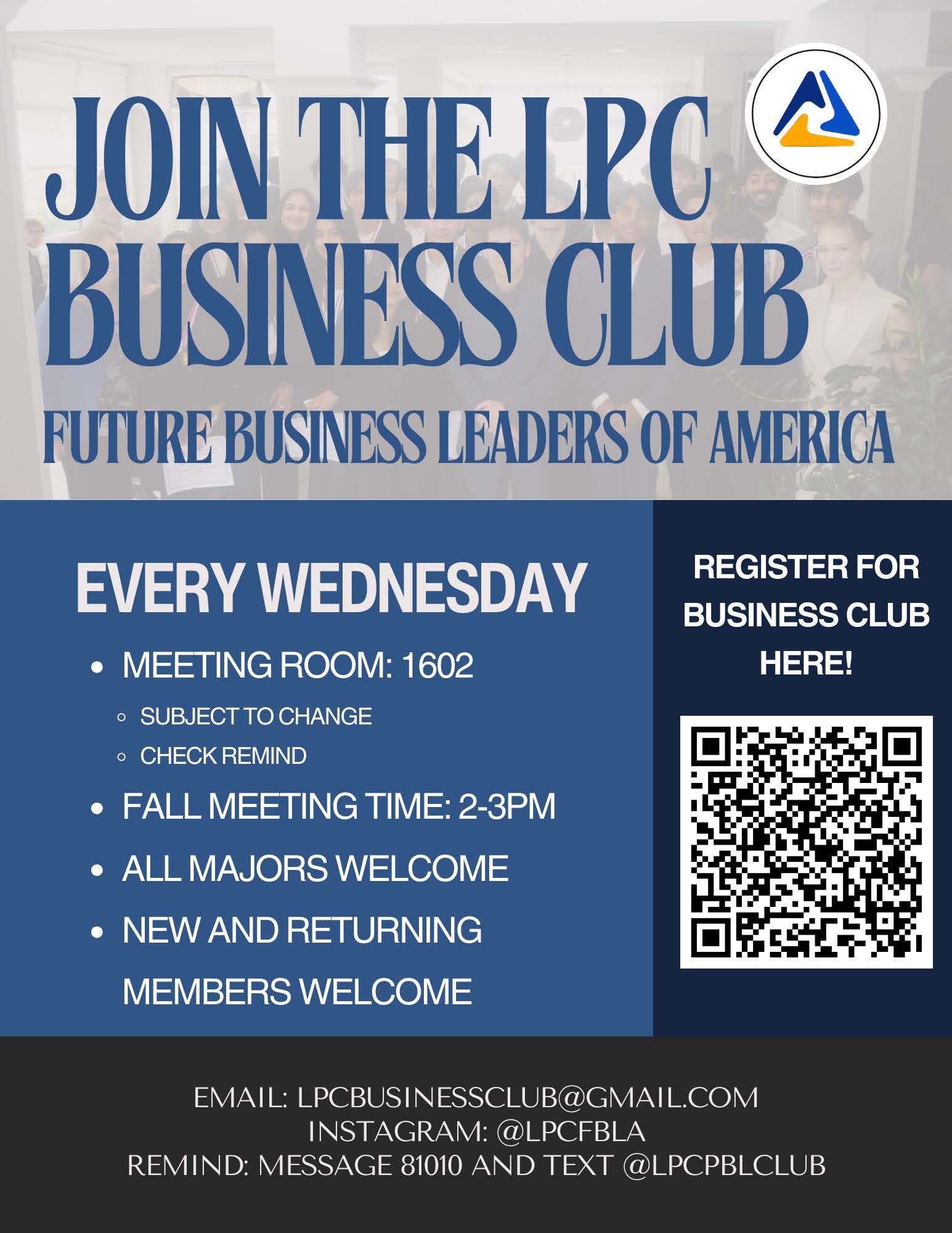 Business Club Flyer