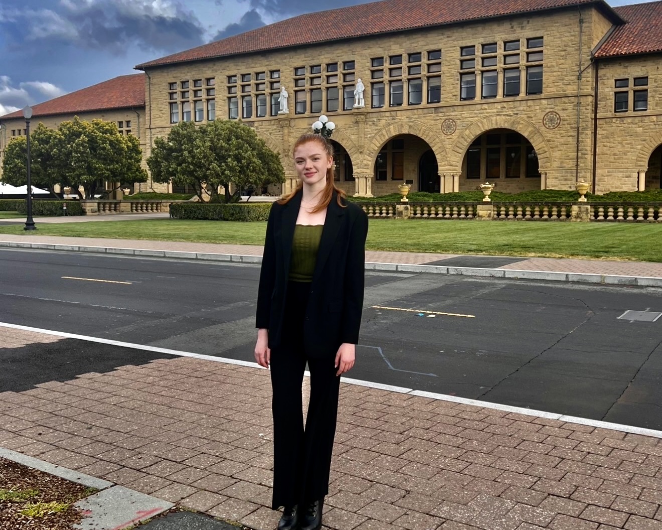 camryn picture at staford symposium