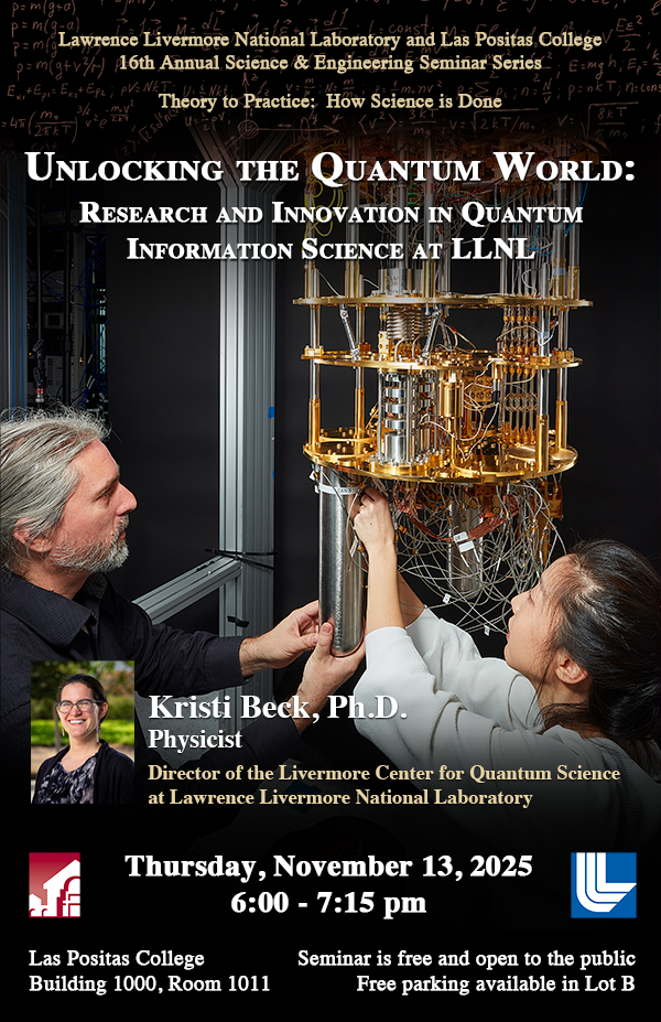 Kristi Beck, P.hD. LLNL/LPC Seminar, Nov, 25