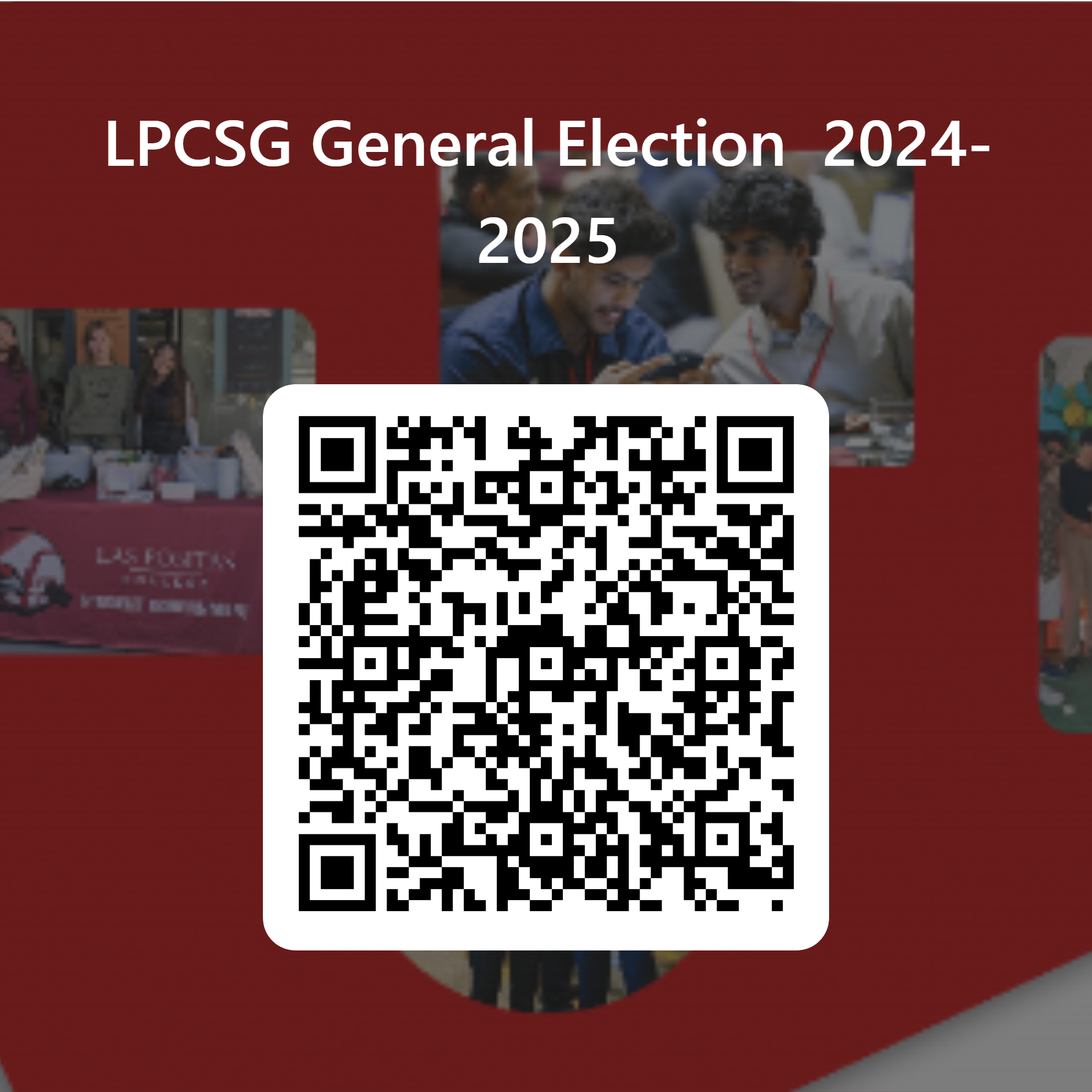 QR Code to apply for a Student Government Position for the 2024-2025 Academic Year.