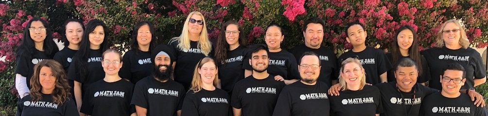 Math Jam faculty and students.